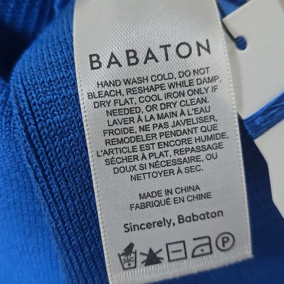 Babaton Blue Ribbed Tank Top - Picture 5 of 8